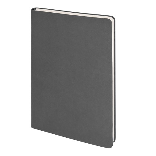 Бизнес-блокнот SMARTI, A5, темно-серый, мягкая обложка, в клетку -  21234/30 с нанесением логотипа с нанесением логотипа