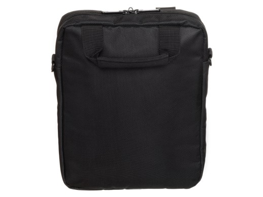 Сумка кросс-боди TORBER, черный, полиэстер, 28 х 22 х 6,5 см с нанесением логотипа с нанесением логотипа