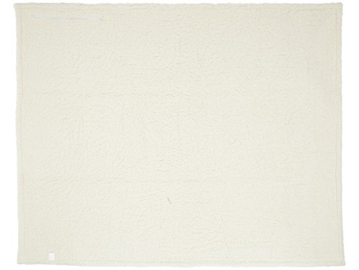 Плед из шерпы Sam, черный с нанесением логотипа с нанесением логотипа