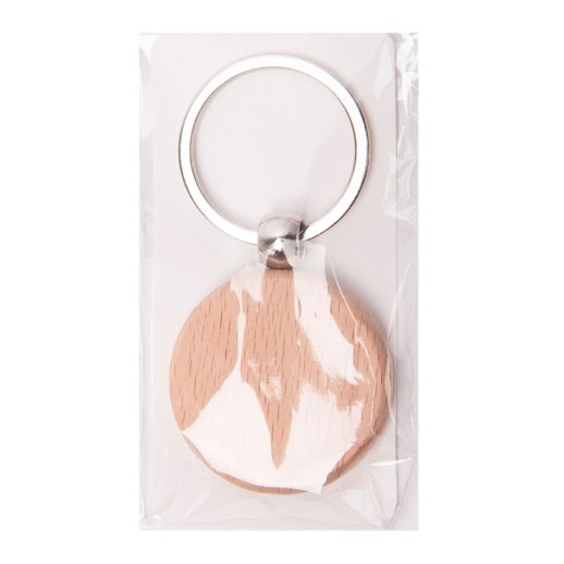 Брелок TIMBER CIRCLE; d = 4 см; дерево 50139