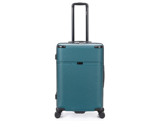 Чемодан TORBER Onego, зелёный, ABS-пластик, 69,5 х 46 х 26 см, 69 л