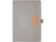 Блокнот А5 из RPET Harvey, 80 листов FSC бумага, серый с термотрансфером