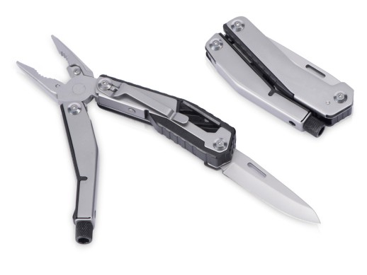 Мультитул-пассатижи Scopus 4-в-1 с двумя битами, черный (Р)