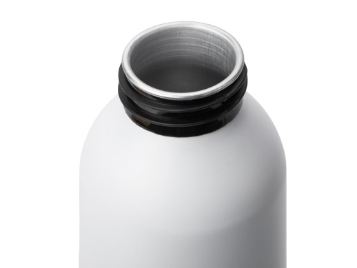 Алюминиевая бутылка для воды с ручкой Plain Alu, 650 мл, белый