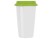 Кружка с силиконовой крышкой Нью-Йорк 300мл, зеленый с нанесением логотипа с нанесением логотипа