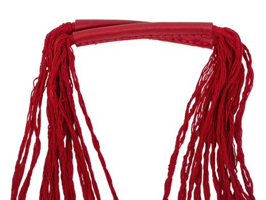 Авоська Dream L наплечная 25 литров с кожаными ручками, красный (1)