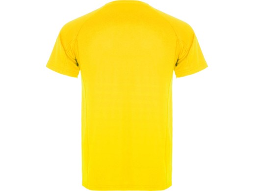 Спортивная футболка Montecarlo мужская, желтый с нанесением логотипа с нанесением логотипа