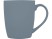 Кружка керамическая с покрытием софт тач серая с нанесением логотипа с нанесением логотипа