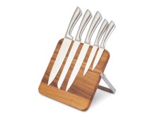 Набор ножей на магнитной подставке Терон