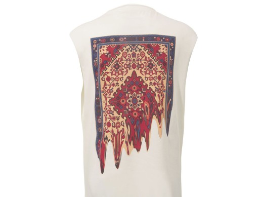 Майка оверсайз Berlin, унисекс, молочный, ДТФ текстиль и Текстильный принтер с нанесением логотипа с нанесением логотипа