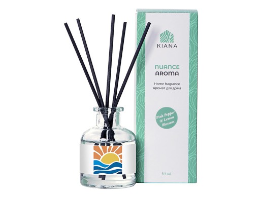 Ароматический диффузор Pink Pepper & Lemon Blossom с нанесением логотипа с нанесением логотипа