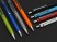 Ручка шариковая шестигранная UMA Six, зеленое яблоко с нанесением логотипа с нанесением логотипа