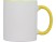 Кружка для сублимации Sublime Color, белый/желтый