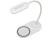 Настольный светильник с беспроводной зарядкой Flamp, белый