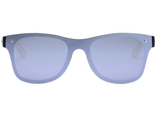 Солнцезащитные очки Tan с бамбуковыми дужками - Серебристый