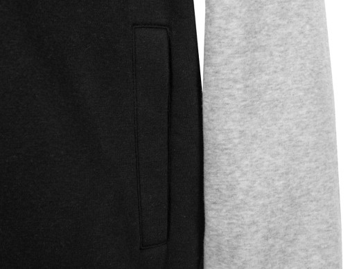 Бомбер Oxford, черный/серый меланж, унисекс с нанесением логотипа с нанесением логотипа