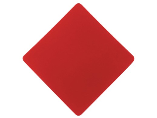 ПАТЧ РОМБ soft-touch (красный) 7,6 х 7,6 см