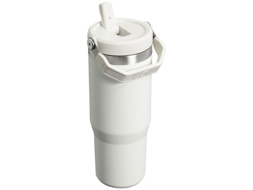 Stanley 890 мл IceFlow™ стакан с откидной соломинкой - Матовый белый с нанесением логотипа с нанесением логотипа