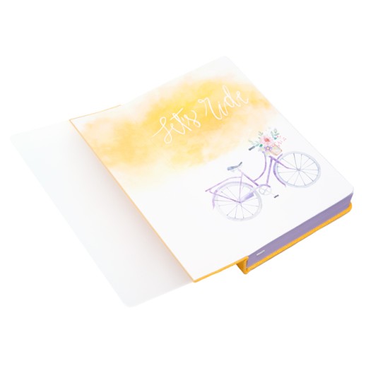 Записная книжка, желтая Bike