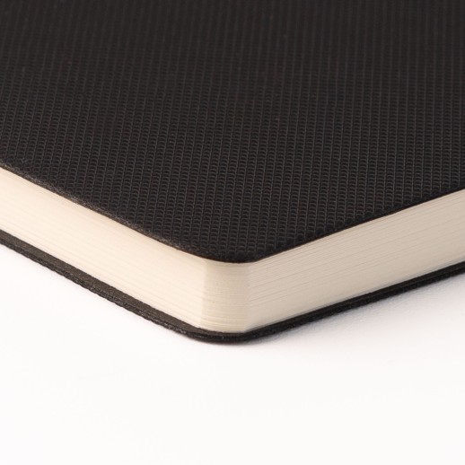 Блокнот Extra, в клетку, чёрный, 20х27 см