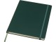 Классический деловой блокнот А4, зеленый с нанесением логотипа с нанесением логотипа
