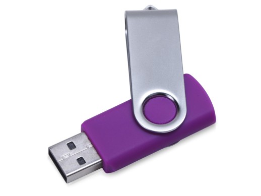 Флеш-карта USB 2.0 8 ГБ Флэш С1, фиолетовый с нанесением логотипа с нанесением логотипа