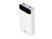 RIVACASE VA2280 (20000mAh) с дисплеем, белый, внешний аккумулятор /24 с нанесением логотипа с нанесением логотипа