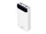 RIVACASE VA2280 (20000mAh) с дисплеем, белый, внешний аккумулятор /24 с нанесением логотипа с нанесением логотипа
