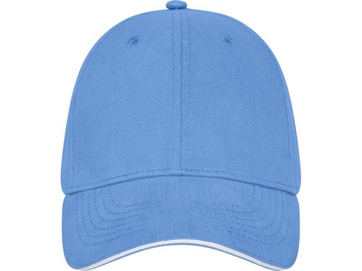Бейсболка Darton, 6 панелей, светло-синий