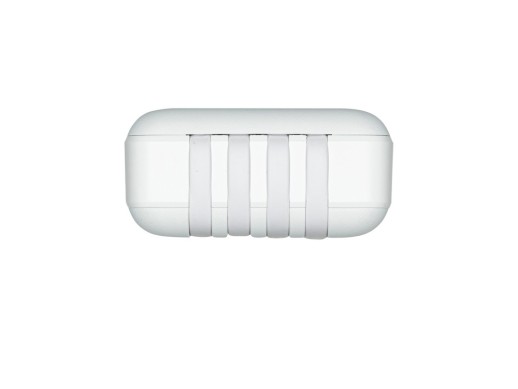 RIVACASE VA2220 (20000 мАч) внешний аккумулятор с дисплеем и встроенными кабелями, белый, 12/24