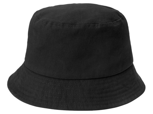 Панама Manila, унисекс, черный с нанесением логотипа с нанесением логотипа