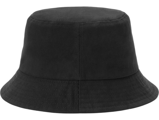 Панама Manila, унисекс, черный с нанесением логотипа с нанесением логотипа