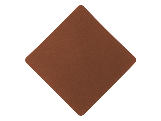ПАТЧ РОМБ nubuk (коричневый ) 7,6 х 7,6 см