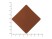 ПАТЧ РОМБ nubuk (коричневый ) 7,6 х 7,6 см