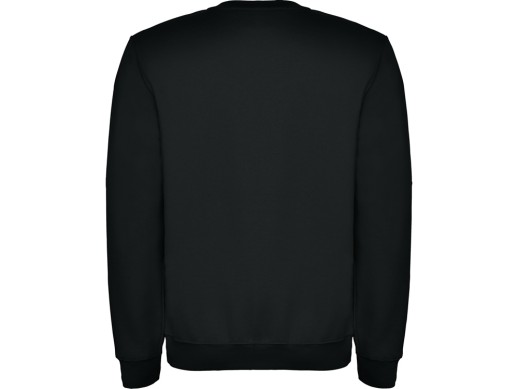 Свитшот с начесом Clasica унисекс, графитовый с нанесением логотипа с нанесением логотипа