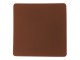 ПАТЧ КВАДРАТ soft-touch (коричневый ) 5,5 х 5,5 см с нанесением логотипа с нанесением логотипа