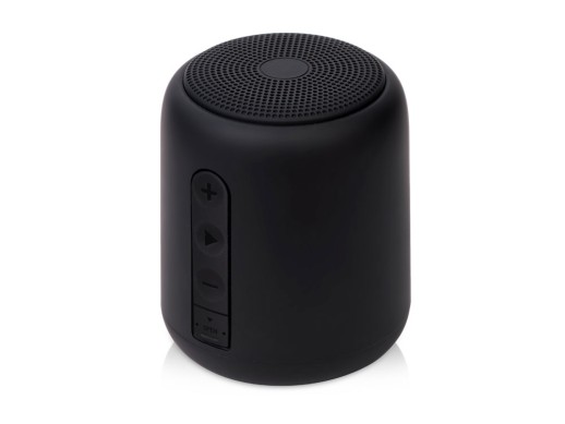 Портативная колонка TWS Steep, черный с нанесением логотипа с нанесением логотипа