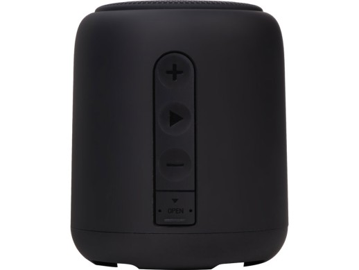 Портативная колонка TWS Steep, черный с нанесением логотипа с нанесением логотипа