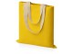Сумка для шопинга Steady из хлопка с парусиновыми ручками, 260 г/м2, желтый