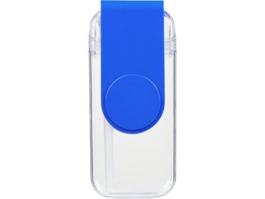 Бутылка для воды JUICY DRINK BOX, синий с нанесением логотипа с нанесением логотипа