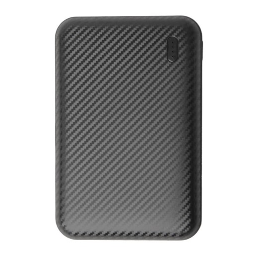 Универсальный аккумулятор Rib 5 (5000 мАч), черный, 9,8х6.3х1,4 см   37167/35