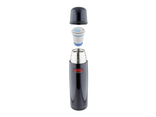 Термос из нерж. стали тм THERMOS FBB-1000BC Midnight Blue 1,0L с нанесением логотипа с нанесением логотипа