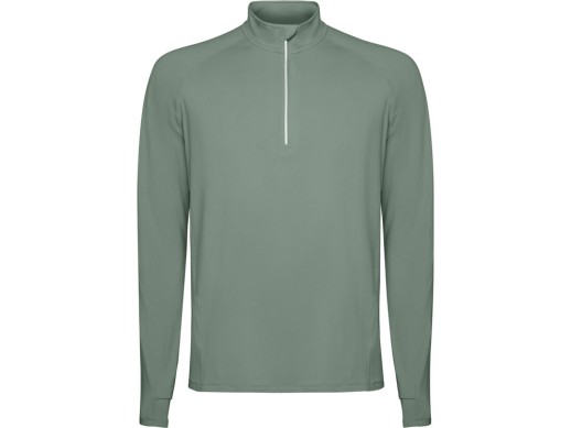 Лонгслив Estambul мужской, лаврово-зеленый с нанесением логотипа с нанесением логотипа