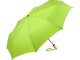 Зонт складной 5429 ÖkoBrella из бамбука, полуавтомат, лайм с нанесением логотипа с нанесением логотипа