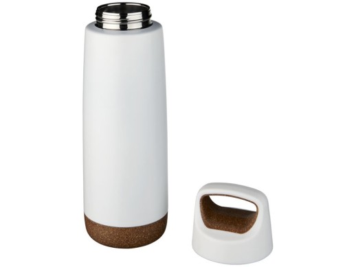 Спортивная медная бутылка с вакуумной изоляцией Valhalla объемом 600 мл, белый (Р)