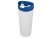 Термокружка Brite 500мл, белый/синий