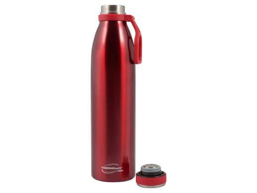 Термос из нерж. стали тм ThermoCafe BOLINO2-750 (Red), 0.75L, красный с нанесением логотипа с нанесением логотипа