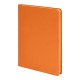 Ежедневник недатированный Pulpy, А5, оранжевый, кремовый блок в линейку, оранжевый срез   24709/05 с нанесением логотипа с нанесением логотипа