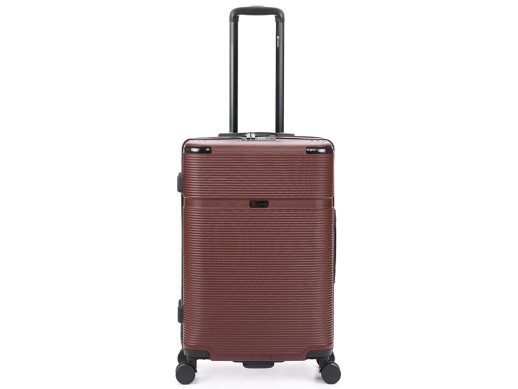 Чемодан TORBER Onego, бордовый, ABS-пластик, 79,5 х 51 х 29 см, 103 л
