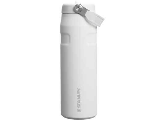 Бутылка для воды объемом 700 мл с откидной трубочкой Stanley IceFlow™ 2.0 - Frosted white